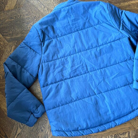 NWT Abercrombie & Fitch Blue Men’s Relaxed Fit Light Weight Quilted puffer Jacke - Picture 5 of 6